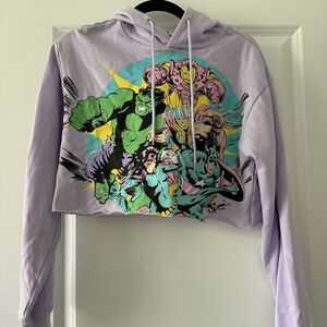 Marvel Avengers Cropped Hoodie